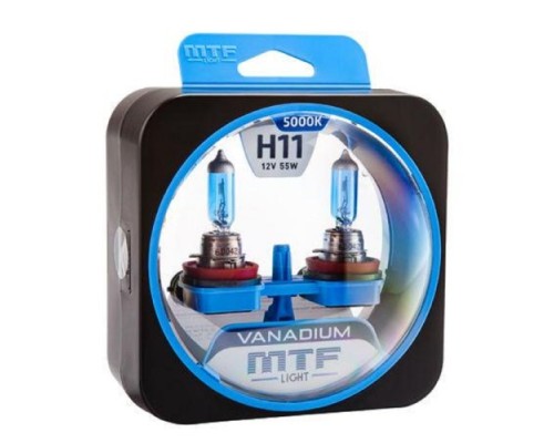 Лампа галогеновая MTF LIGHT серия VANADIUM H11, 12V, 55W HVN1211