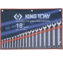 Набор ключей комбинированных KING TONY 1218MR01 18 предметов