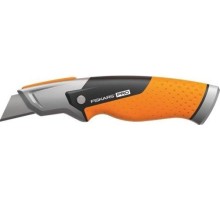 Нож строиттельный с фиксированным сменным лезвием FISKARS CarbonMax 1027222 [1027222]