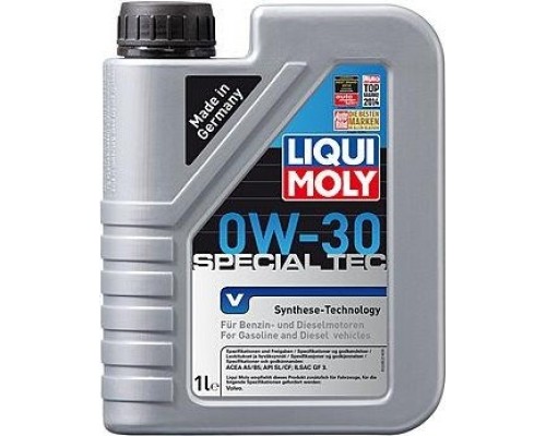 Масло моторное LIQUI-MOLY SAE 0W30 Special Tec V 1 л 2852 синтетическое [2852]