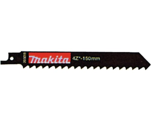 Полотна для сабельных пил MAKITA P-04999 для дерева 150x1,25x4tpi, 5 шт.