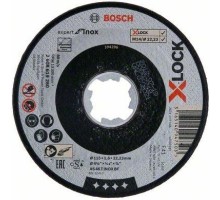 Отрезной круг по нержавеющей стали X-LOCK BOSCH 115х1,6х22 мм AS46T INOX-BF Expert for Inox [2608619260]