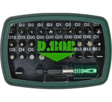 Набор насадок D.BOR 32 предметов + магнитный держатель quick lock 60 мм (арт. d-set D14-DSET32B1