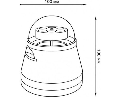 Светильник настольный GAUSS DIY0011 4w 220-240v белый со сменной проекцией