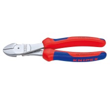 Бокорезы KNIPEX KN-7405180SB особо мощные, 180 мм, хром, 2-комп. ручки