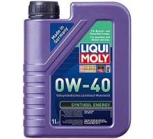 Масло моторное LIQUI MOLY SAE  0W40 Synthoil Energy   1 л 1922 синтетическое [9514/1922]