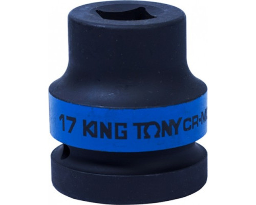 Головка ударная четырехгранная 1" KING TONY 851417М 17 мм