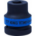 Головка ударная четырехгранная 1" KING TONY 851417М 17 мм