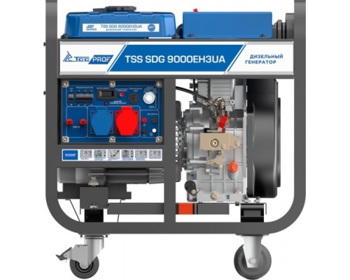 Электростанция дизельная с воздушным охлаждением ТСС SDG 9000 EH3UA открытая [100036]
