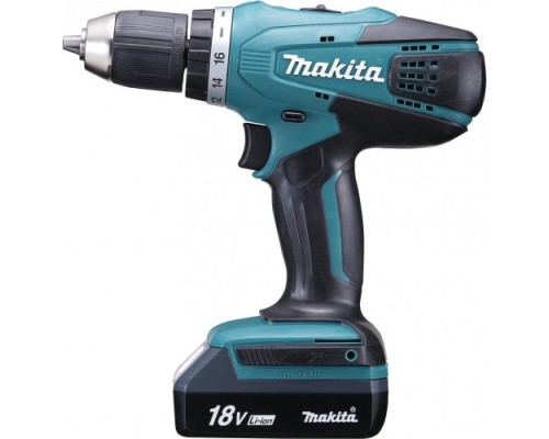 Аккумуляторная дрель-шуруповерт MAKITA DF 457 DWLE [DF457DWLE]