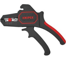 Съемник изоляции диэлектрический KNIPEX 1262180SB 195 мм, рукоятки с зоной мягкого пластика [KN-1262180SB]