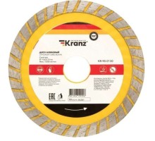 Алмазный диск универсальный Kranz KR-90-0130 отрезной Turbo волна 115x22,2x2x10мм