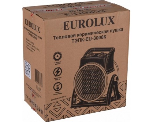 Тепловая пушка электрическая EUROLUX ТЭПК-EU-3000K [67/1/37]