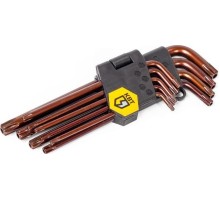 Набор ключей TORX КВТ КТ-9-S2 (т10-т50) 82178