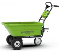 Садовая тележка аккумуляторная GREENWORKS G40GCK4 7400007UB