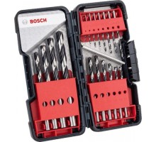 Набор сверл по металлу BOSCH HSS PointTeQ 18 шт ToughBox D1-10 2608577350