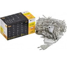 Гирлянда IEK LIGHTING занавес 1,5х1,5м, 160 светодиодов, белый свет IP20 LGDB201-2-160-L1-T-S-20