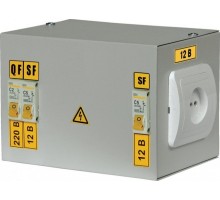 Ящик с понижающим трансформатором IEK ЯТП 0.25 220/12B (2 авт. выкл.) MTT12-012-0250