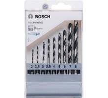 Набор сверл по металлу BOSCH Набор HSS PointTeQ HEX 9 шт. 2607002826