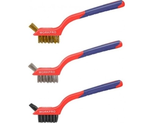 Набор щеток металлических WORKPRO WP253005 3шт Набор щеток металлических WORKPRO WP253005 3шт