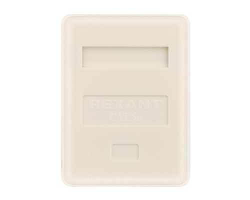 Розетка компьютерная REXANT 03-0121 внешняя, 1-порт RJ-45 (8P8C), UTP, CAT 5e