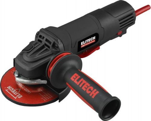 Угловая шлифмашина сетевая ELITECH AG 1212E 205372 купить с доставкой и официальной гарантией