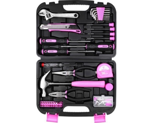 Набор инструментов DEKO TZ100 PINK для дома (100шт.) [065-0340]