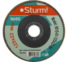 Круг лепестковый Sturm 9010-01-125x22-80 125х22, p80