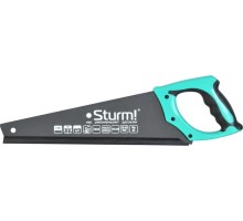 Ножовка по дереву Sturm 1060-64-400 400мм, тефлоновое покрытие, 9tpi, 3d зуб