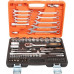 Набор инструментов MAXPILER MXT-82-SET, 82 предмета, 1/2" и 1/4", CrV
