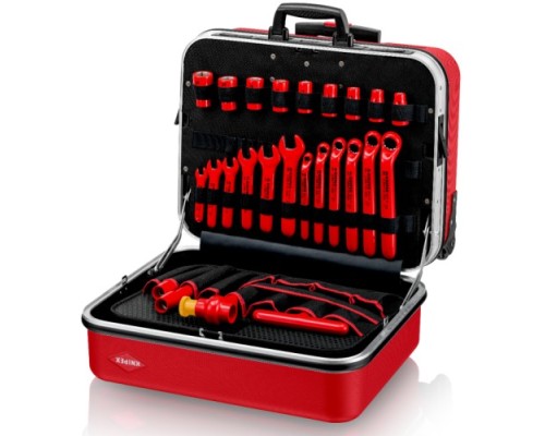 Набор инструмента KNIPEX KN-989915 BIG Twin Move RED Electric Competence,47 предметов