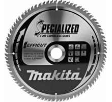 Пильный диск по дереву MAKITA 260x30x1,65x80T для efficut [B-67240]