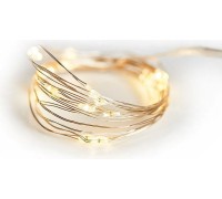 Гирлянда NEON-NIGHT РОСА 2м 20 LED теплые белые (2*CR2032 в комплекте) 303-006