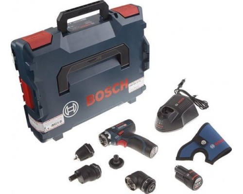 Аккумуляторная дрель-шуруповерт BOSCH GSR 12V-15 FC Set [06019F6000]