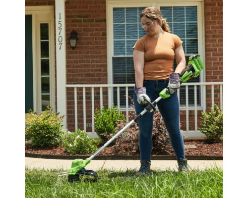 Триммер аккумуляторный GREENWORKS GD40LT 40V, 38 см, АКБ 4Ач и ЗУ 2112207UB купить с доставкой и официальной гарантией