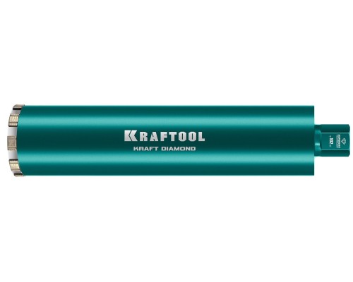 Алмазная коронка для сухого сверления KRAFTOOL DIAMOND 102 мм 450 мм, 1 1/4