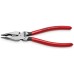 Плоскогубцы KNIPEX KN-0821185SB комбинированные остроконечные с удлиненными губкам