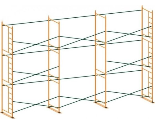 Леса строительные проходные ЛРСП-300 D-42 мм 4х24, без настила