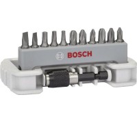 Набор бит BOSCH Extra Hard 12 шт PH/PZ/T/S + быстросменный держатель 2608522130