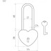 Замок навесной НОРА-М 622 сувенирный 
