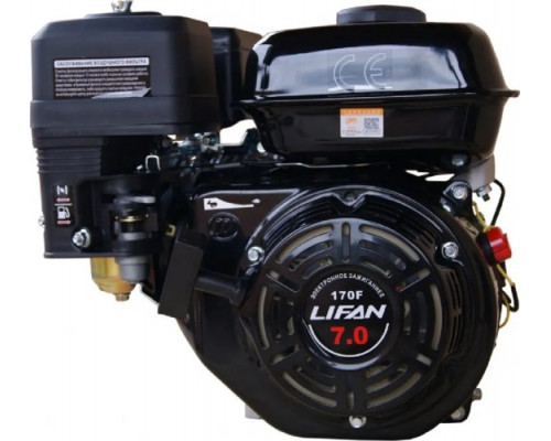 Бензиновый двигатель Lifan 170F 7.0 л.с. с валом 20 мм