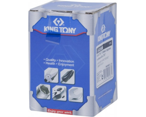 Ударная головка шестигранная глубокая 3/4" KING TONY 643540М 40 мм