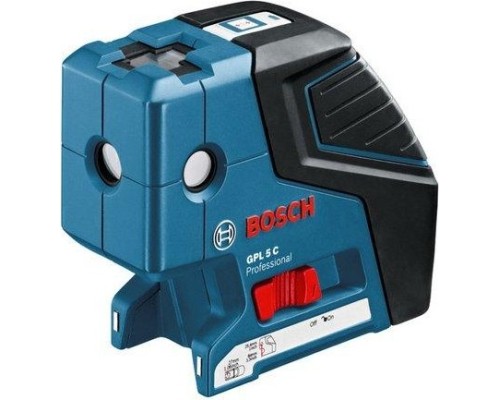 Точечный лазерный уровень BOSCH GPL 5 C [0601066300] 4х1,5 В (AA), чехол, мишень