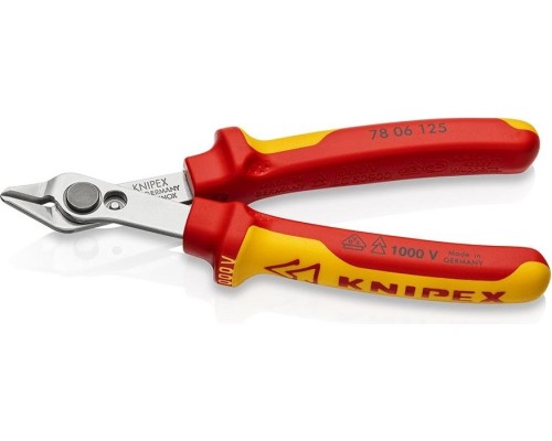 Бокорезы диэлектрические для электроники KNIPEX 7806125 125 мм [KN-7806125]