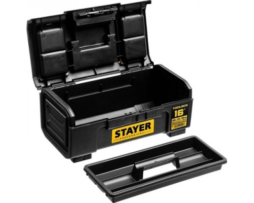 Ящик для инструмента STAYER TOOLBOX-16 пластиковый, professional [38167-16]