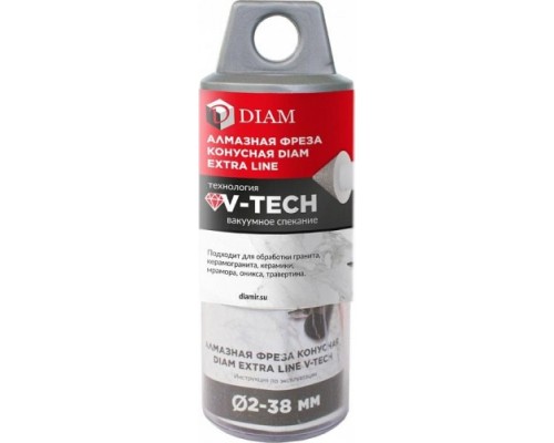 Сверло алмазное DIAM 2-38x30xМ14 Extra Line V-TECH конусное [320303]