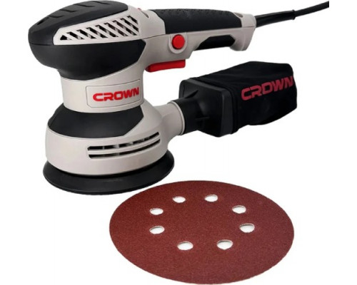 Виброшлифмашина эксцентриковая сетевая Crown CT13663V