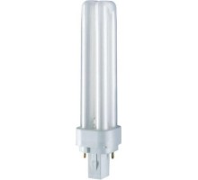 Лампа люминесцентная Osram CFL DULUX компактная неинтегрированная d 13w/827 g24d-1 10x1 [4050300008127]