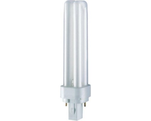 Лампа люминесцентная OSRAM CFL DULUX компактная неинтегрированная d 13w/827 g24d-1 10x1 [4050300008127]