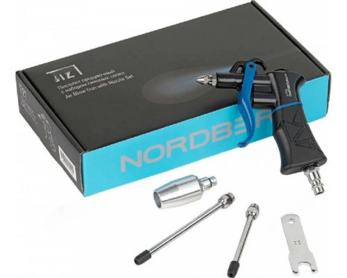 Пистолет NORDBERG Ti21 продувочный с набором сменных сопел TI21 купить с доставкой и официальной гарантией